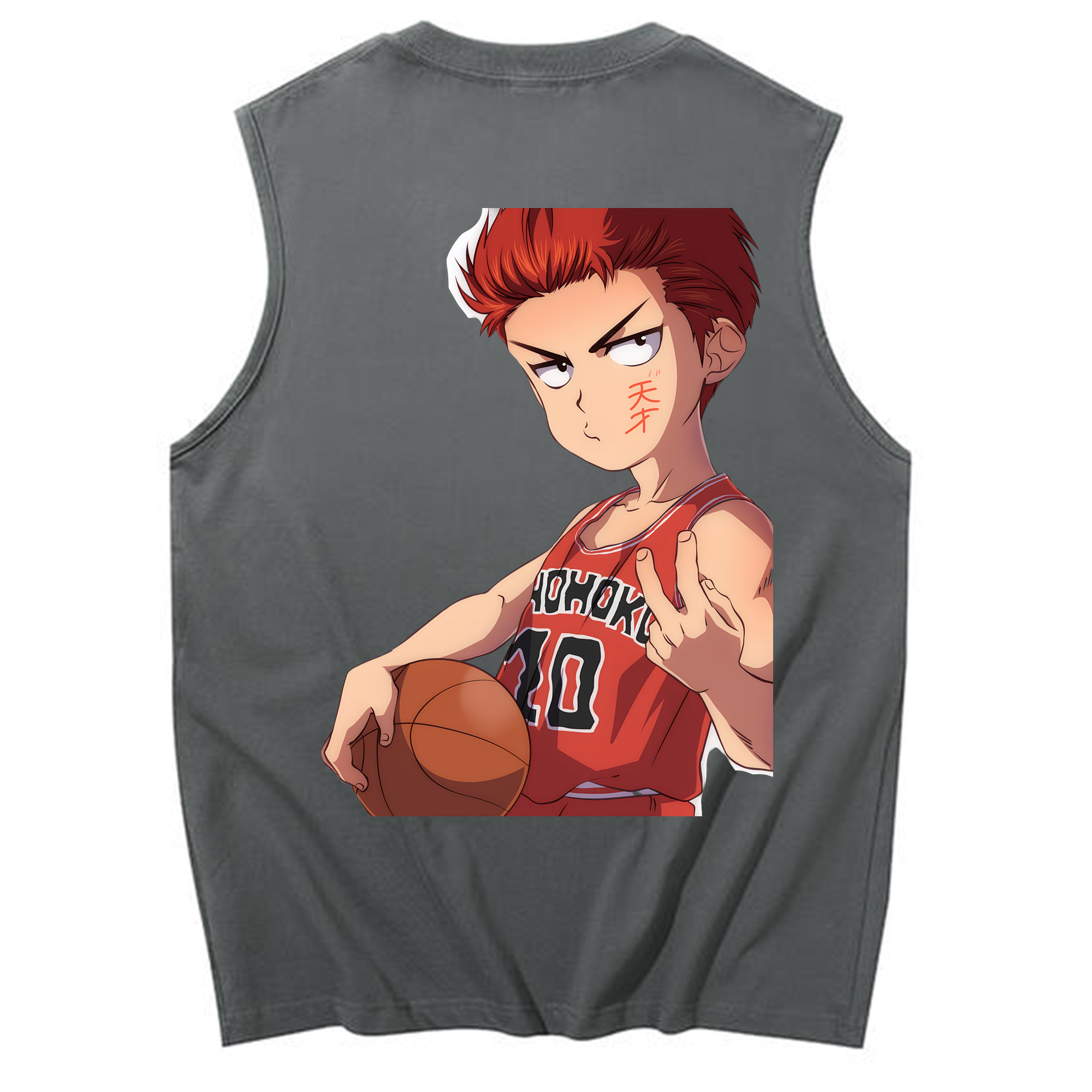 （画像用） SLAM DUNK／スラムダンク コットン100％タンクトップ（背面プリント）